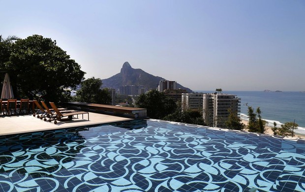 Casa onde Justin Bieber fez festa particular (Foto: Brazil Exclusive / Reprodução)