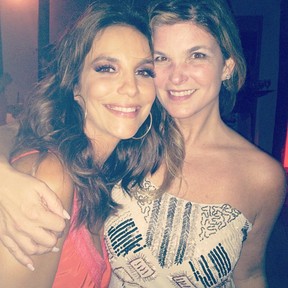 Ivete Sangalo e Cristiana Oliveira em festa em Salvador, na Bahia (Foto: Instagram/ Reprodução)