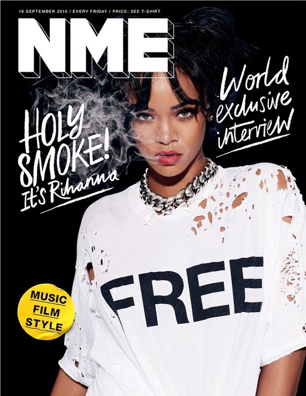 Rihanna para a NME (Foto: Divulgação/NME)