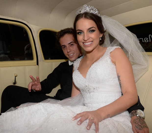 Casamento DH e Bruna Unzueta (Foto: Francisco Cepeda/AgNews)
