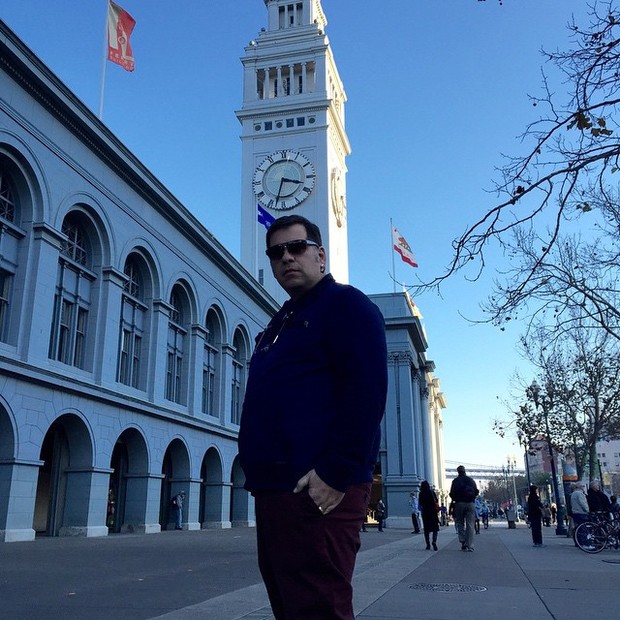 Leandro Hassum durante viagem pela Califórnia, nos Estados Unidos (Foto: Instagram/ Reprodução)