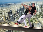 Roberto Justus e Ana Paula Siebert se divertem com fotos em Dubai