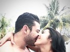 Priscila Pires aparece beijando atleta em foto e fãs dizem que é namoro