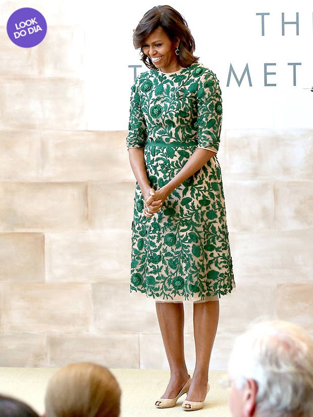 Look do dia - Michelle Obama (Foto: Getty Images)
