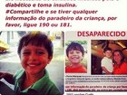 Famosos fazem campanha na web para achar menino desaparecido