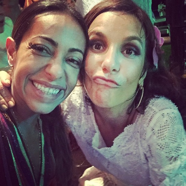 Ivete Sangalo e Samantha Schmutz (Foto: Reprodução/Instagram)