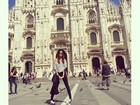 Thaila Ayala mostra foto de viagem pela Itália
