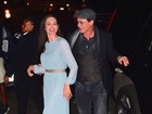 Première de filme tem Angelina Jolie e Brad Pitt
