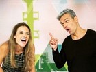 Monica Iozzi deseja boa sorte para Maíra Charken no 'Vídeo Show'