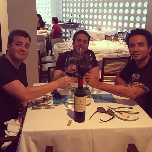  Rafael Cortez, Maurício Meirelles e Marco Luque  (Foto: Reprodução/Instagram)