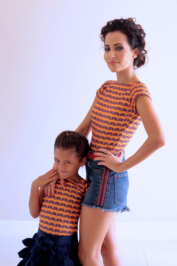 Maytê Piragibe com a filha, Violeta, de 5 anos (Foto: Divulgação / Bianca Barbieri)