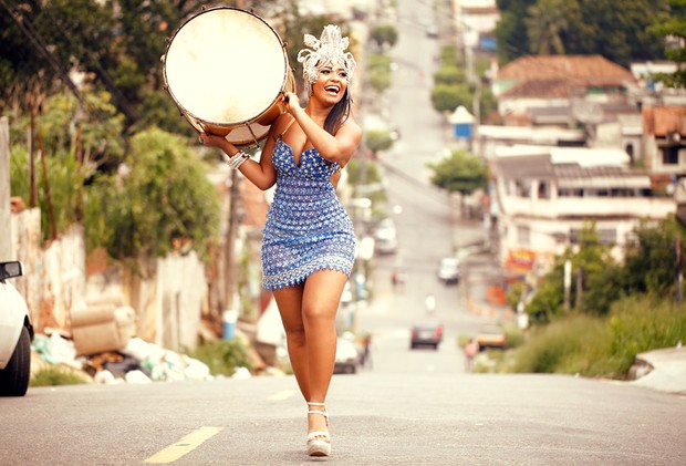 Raíssa Oliveira, rainha de bateria da Beija-Flor (Foto: Marcos Serra Lima / EGO)