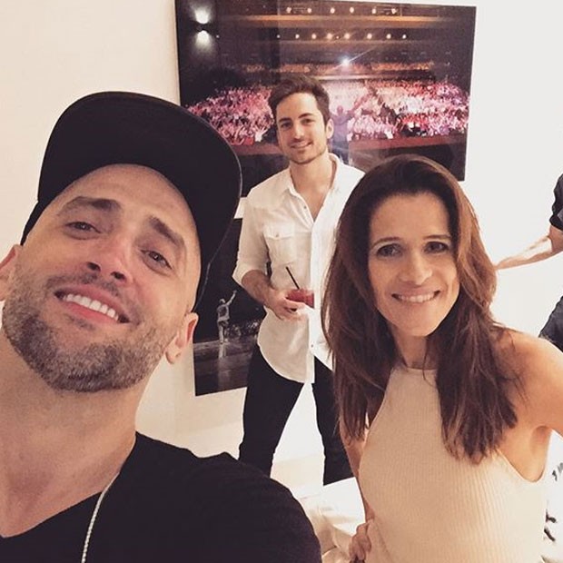 Paulo Gustavo, Thales Bretas e Ingrid Guimarães em festa (Foto: Instagram/ Reprodução)