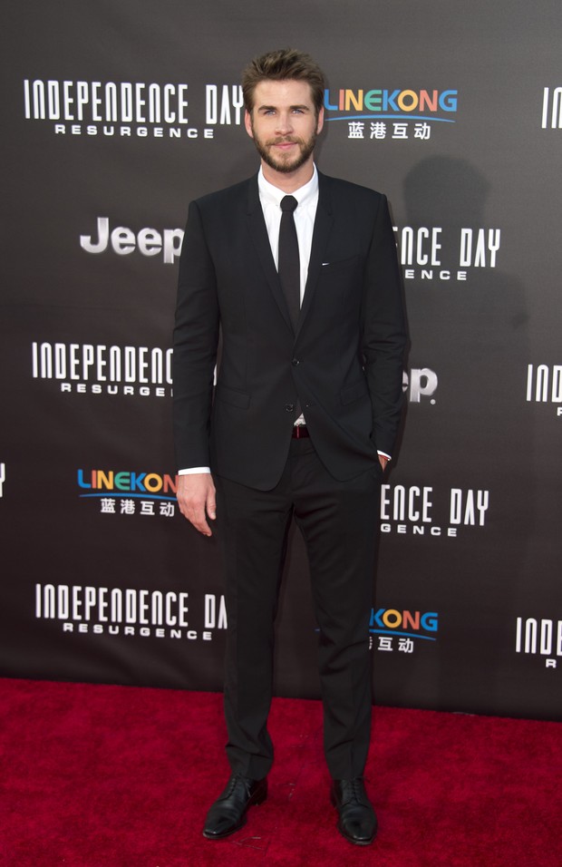 Liam Hemsworth em première em Los Angeles, nos Estados Unidos (Foto: Valerie Macon/ AFP)