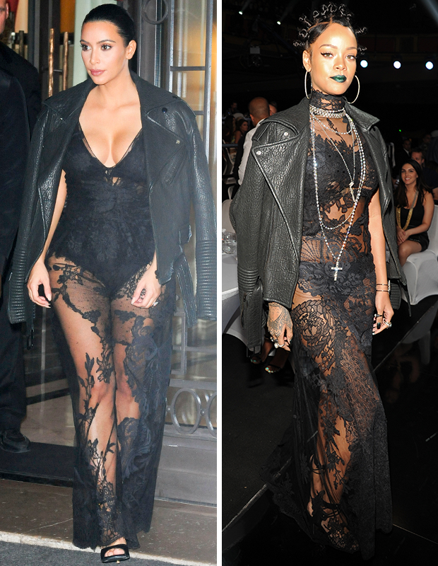 Kim Kardashian e Rihanna (Foto: Grosby Group | Getty Images)