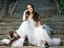 Anna Rita Cerqueira posa de noiva em ensaio: 'Acredito no amor para sempre'
