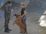 Paolla Oliveira grava cenas de 'A Força do Querer' com cachorros no Rio