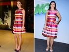 Fátima Bernardes e Marina Ruy Barbosa usam o mesmo vestido