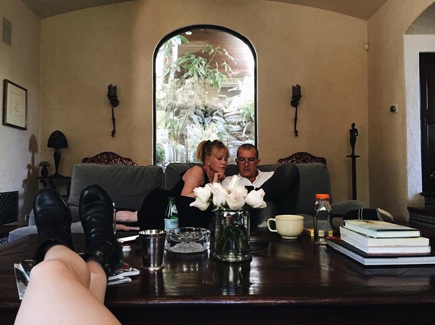 Melanie Griffith e Antonio Banderas (Foto: Instagram / Reprodução)