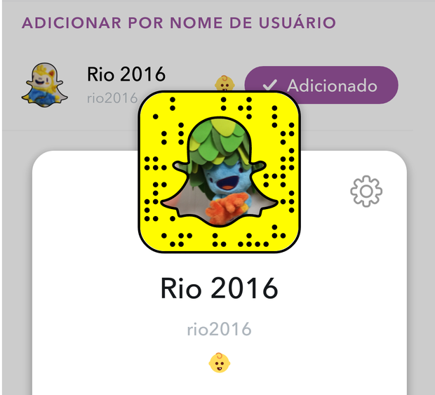 Snapchat Rio 2016 (Foto: Reprodução / Snapchat)