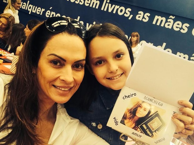 Núbia Olliver e a filha Anne (Foto: Divulgação/Divulgação)