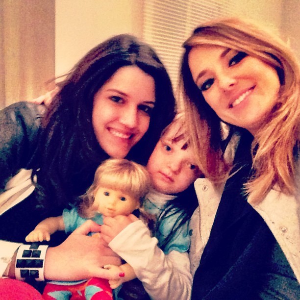 Ticiane Pinheiro com a filha Rafinha e sua irmã (Foto: Instagram / Reprodução)