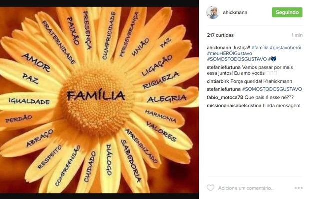 Ana Hickmann pede apoio ao cunhado (Foto: Reprodução / Instagram)