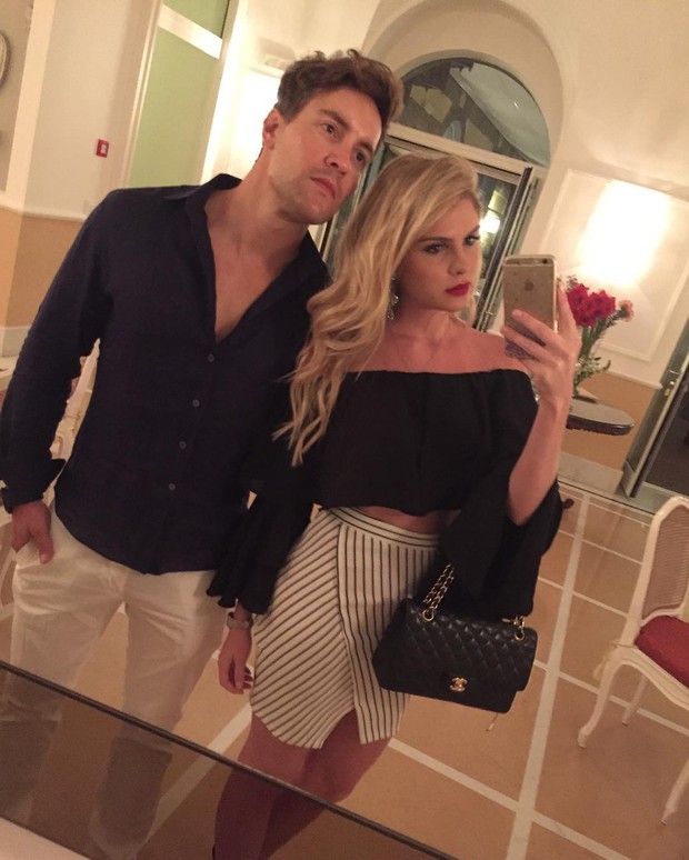 Bárbara Evans com o namorado (Foto: Reprodução/ Instagram)