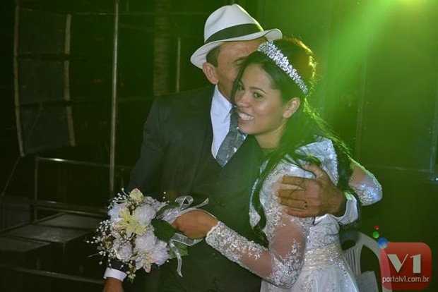 Casamento da cantora Stefhany (Foto:  Divulgação / Sergio Alves / Portal V1)