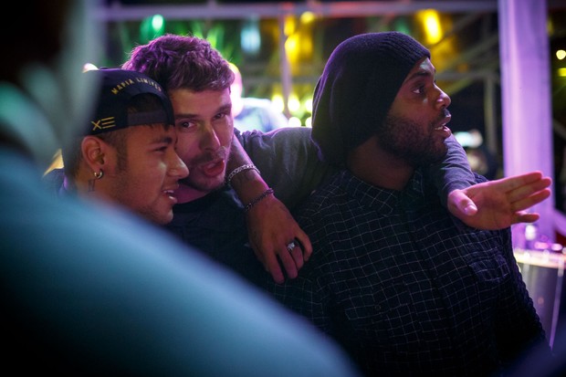 Neymar, Bruno Rezende e Rafael Zulu (Foto: Marcos Samerson/We love Photo!)