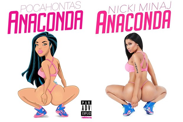 Pocahontas é Nicki Minaj (Foto: Vic Matos/Rabisco Pop - Reprodução)
