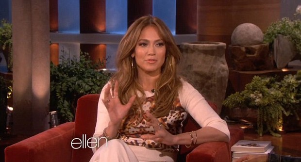 Jennifer Lopez no The Ellen Show (Foto: The Ellen Show/Divulgação)