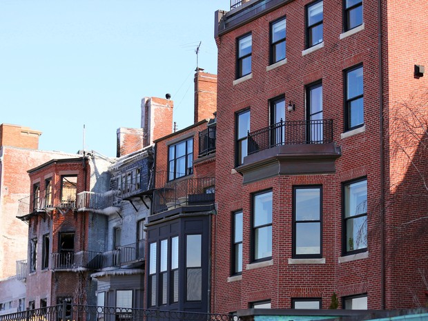 Casa de Gisele Bündchen Tom Brady em Boston, nos Estados Unidos (Foto: Grosby Group/ Agência)