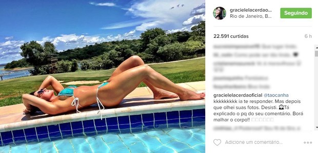 Comentários Graciele Lacerda (Foto: Reprodução / Instagram)