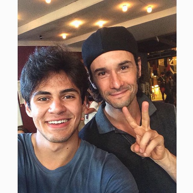Lucas Veloso e Rodrigo Santoro (Foto: Instagram/Reprodução)