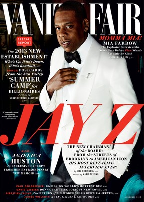 Jay Z na revista Vanity Fair (Foto: Divulgação / Revista Vanity Fair)
