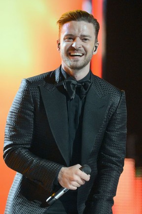 Justin Timberlake no BET Awards em Los Angeles, nos Estados Unidos (Foto: Jason Merritt/ Getty Images/ AFP)