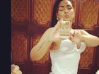 Mulher Melancia posta foto de camisola: 'Beijos de boa noite'