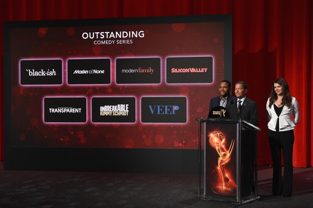 Anúncio aos indicados do Emmy (Foto: AFP)