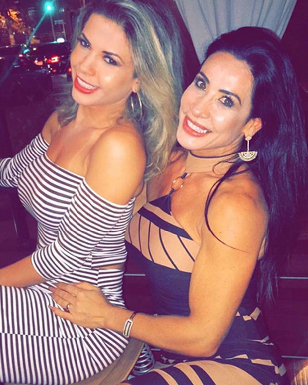 Ex-BBB Cacau e Scheila Carvalho em festa em São Paulo (Foto: Instagram/ Reprodução)