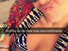 Fernanda Souza exibe decotão e barriga seca: 'Saí descombinando'