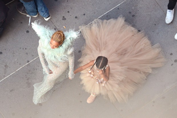 Beyonce e a filha Blue Ivy Carter no VMA 2016 (Foto: Getty Image)