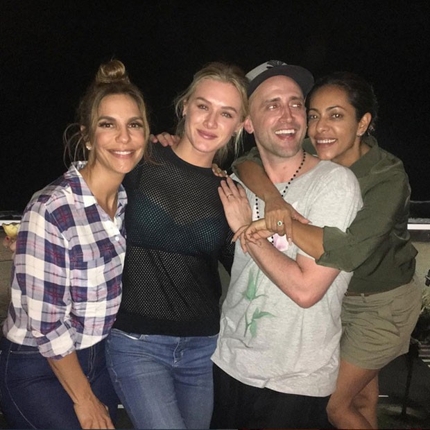 Ivete Sangalo, Fiorella Mattheis, Paulo Gustavo e Samantha Schmütz no Rio (Foto: Instagram/ Reprodução)