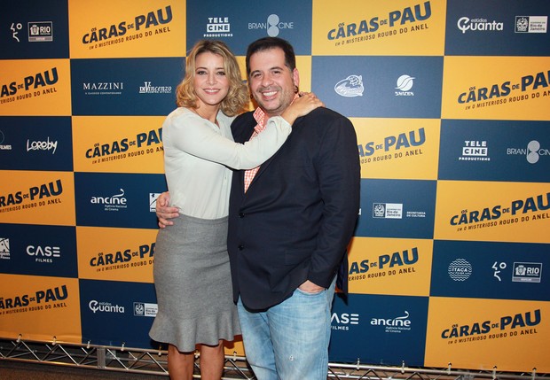 Christine Fernandes e Leandro Hassum (Foto: Celso Tavares/EGO)