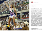 Ivete Sangalo deseja boa sorte a Grande Rio: 'Melhor Carnaval'