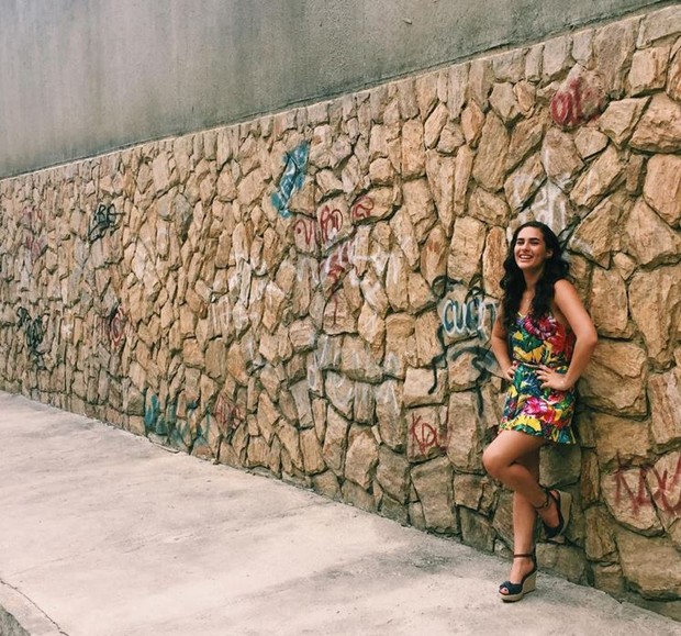 Livian Aragão nos bastidores das gravações de Malhação (Foto: Reprodução/Instagram)