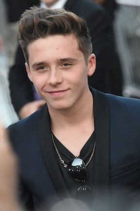 Brooklyn Beckham em première de filme em Los Angeles, nos Estados Unidos (Foto: Robyn Beck/ AFP)