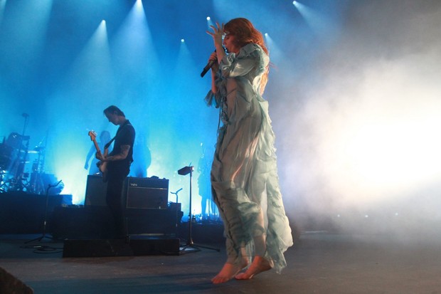 Florence Welch, da banda Florence and the machine (Foto: Marcello Sá Barretto/ AgNews)