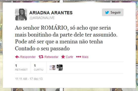 Ariadna Arantos (Foto: Twitter / Reprodução)