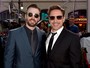 Chris Evans e Robert Downey Jr. vão à première de ‘Capitão América'